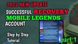 How to Recover LOST and HACK MOBILE LEGENDS ACCOUNT. SUCCESSFUL RECOVER ML ACCOUNT