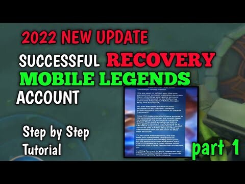 How to Recover LOST and HACK MOBILE LEGENDS ACCOUNT. SUCCESSFUL RECOVER ML ACCOUNT
