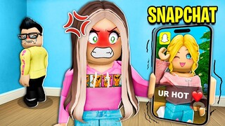 I Caught My Son DATING On SNAPCHAT! (Roblox)