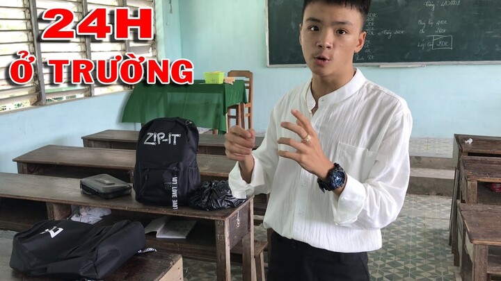 Thử Thách 24 Giờ Sống Trong Trường Học