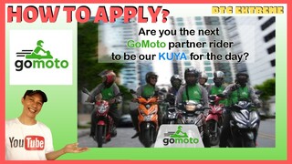 GoMoto Partner Rider | How to Apply