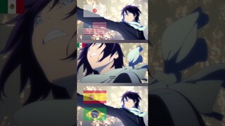 Yato Voicecomparison | Noragami #anime #noragami #shorts