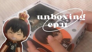 unboxing #11 | unbox haikyuu nendoroid 489 kageyama ด๋อยคาเงยามะ &​ โมจิโท้บพิ 🎽 ✦ 🏐 * ﹆