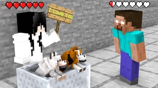 Monster School : Herobrine Found His Love - Minecraft Animation