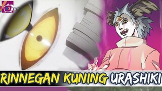 RINNEGAN KUNING EMAS DAN BYAKUGAN KUNING URASHIKI ( URASHIKI TRANSFORMASI MODE )