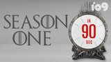 Game of Thrones Season 1 Recap in 90 Seconds