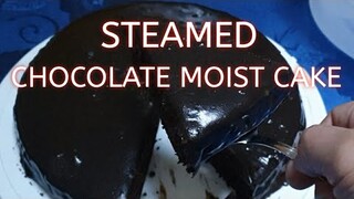 NO BAKE STEAMED CHOCOLATE MOIST CAKE