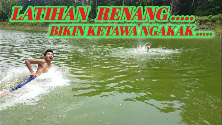 Latihan Renang ||| Video Lucu 2020 Desa Muara Lawai ( Muara Enim Sumatera Selatan)