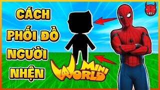 Mini World | Hướng dẫn tạo trang phục của người nhện (Spider man)