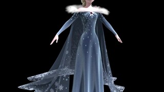 《冰雪奇缘》艾莎的造型制作过程来啦！！！
