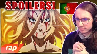 Gringo 🇵🇹 reagindo a Rap do Mikey (Tokyo Revengers) - O INVENCÍVEL | NERD HITS - 7 Minutoz