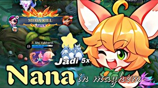 NANA MAYHEM SULAP MOLINA JADI 5😁