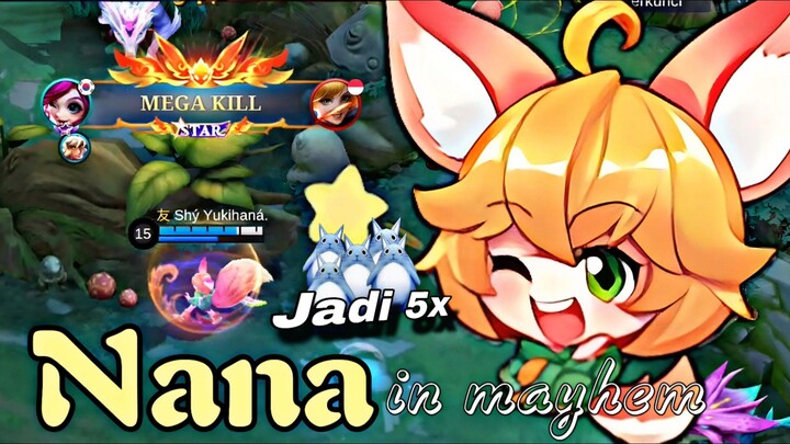NANA MAYHEM SULAP MOLINA JADI 5😁