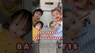 Bayi Artis vs Bayi Youtuber: Moana & Cipung Lawan Yuka Chan & Darleen! | MRI #Shorts