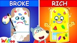 Wolfoo Wants a New Gold Refrigerator - Wolfoo Kids Stories | Wolfoo Family Kids Cartoon
