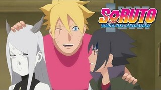 SARUTO Uzumaki Uchiha o FILHO de BORUTO e SARADA começa seu TREINAMENTO! - Saruto Episódio 3