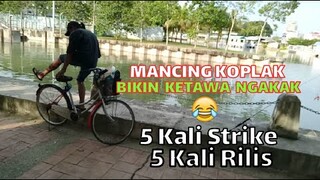 Aksi Koplak Pemancing Gemblung