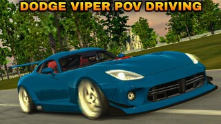 New Update Dodge Viper with Bodykits | POV Driving in Car Parking Multiplayer