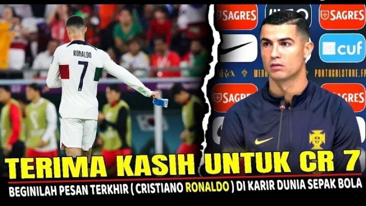 🔴 HANCURNYA SEPAK BOLA DUNIA !! Beginilah Pesan Terakhir Cristiano Ronaldo di Dunia Sepak Bola