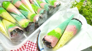 Resep Bolu Cornetto Tanpa Cetakan Kue Enak dan Unyu Unyu. Bisa buat Jualan