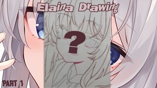 Drawing || Elaina Drawing - Majo no tabi tabi || Part 1