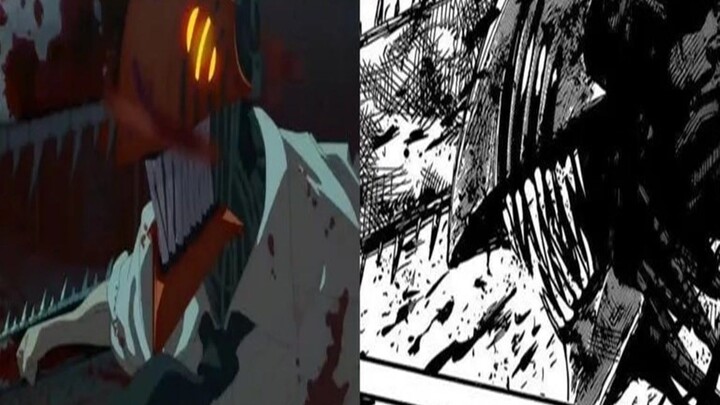 [ Chainsaw Man ] Comparison between the MAPPA animation PV storyboard and the original storyboard