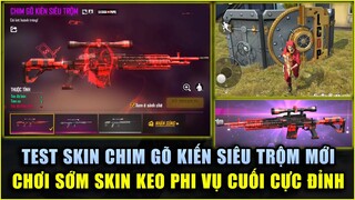 Free Fire | Chơi Sớm CHIM GÕ KIẾN Siêu Trộm Và Skin Keo Phi Vụ - Có Nên Lấy Súng Tỉa Điện Băng Tuyết