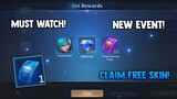 FREE EPIC SKIN AND SPECIAL SKIN! CHRISTMAS EVENT! FREE SKIN! NEW EVENT | Mobile Legends 2021