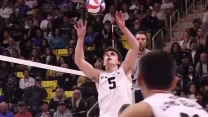 Don't bow your head. Volleyball is a sport that is always moving forward.