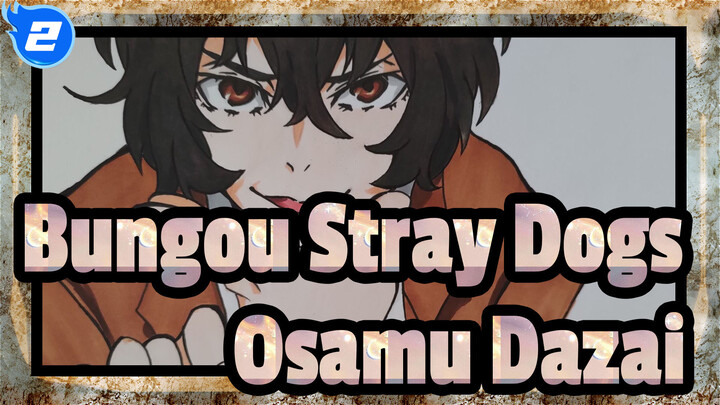 [Bungou Stray Dogs] Drawing Osamu Dazai with Mark Pen_2