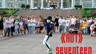 Random dance roadshow "HOT", the cheering is too loud and the speakers can't hear it