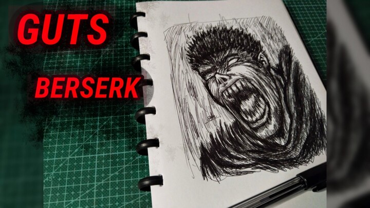ketika pemula menggambar guts berserk
