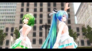 MMD GUMI ดัดแปลงสไตล์ Tda Miku de "Love Me If You Can"