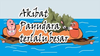 PAYUDARA BESAR BERENANG  | Animasi Lucu