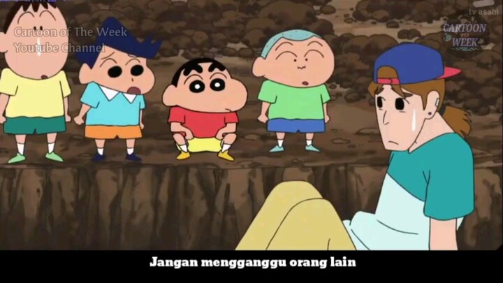 Crayon Shinchan - Membantu Pekerjaan Penggalian (Sub Indo)