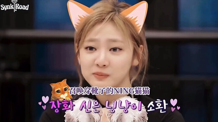 The snooty little cat Ning Yizhuo from the group variety show ≧ω≦