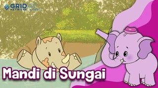 Cerita Anak - Bona Mandi di Sungai - Bona and Friends - Kartun Anak