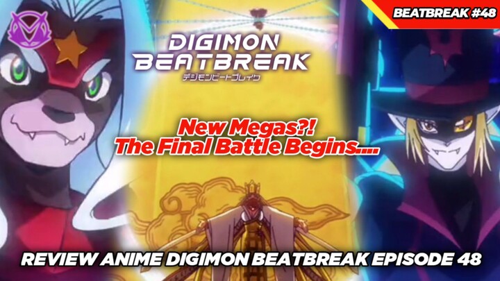 Muncul 2 Mega Yang.... Ah Udahlah, Final Battle! Review Anime Digimon Beatbreak Episode 48