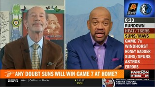 Pardon the Interruption| MIchael Wilbon reacts to Mavericks blow out top-seeded Suns to force Game 7