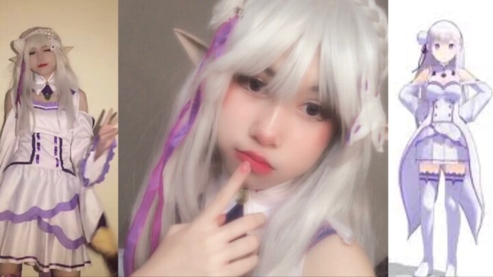 emilia dance cosplay version :3