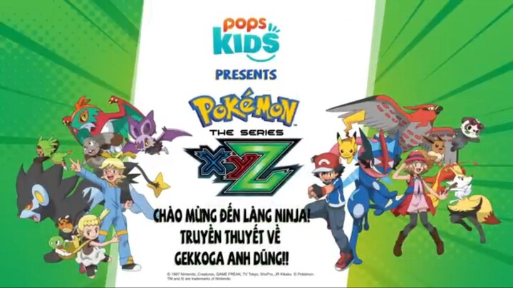 Pokemon [S19 XYZ] tập 103 : Truyền Thuyết Về Gekkoga Anh Dũng! Lồng Tiếng