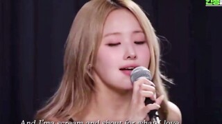 Dia sangat cocok! [Belle] menyanyikan ulang Ariana Grande Needy secara live dengan mikrofon terbuka 