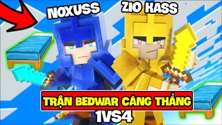 Noxuss Hóa PRO TIÊU DIỆT 1VS4 BEDWAR Cùng Zio Kass Trong BLOCKMAN GO Và Cái Kết Được MVP!!