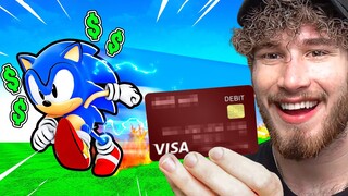 Spending $100,000 to become the FASTEST SONIC in Roblox