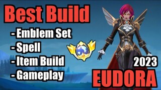 EUDORA BEST BUILD 2023 | TOP 1 GLOBAL EUDORA BUILD | EUDORA - MOBILE LEGENDS | MLBB