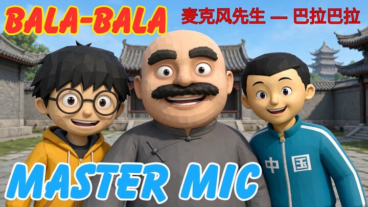 麦克风先生 — 巴拉巴拉 | 儿童动画儿歌 | Master Mic - BALA BALA