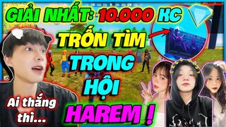 FREE FIRE | MÌNH CHƠI GAME SHOW TRỐN TÌM CÙNG DÀN HAREM CỰC XỊN XÒ TẠI CỔNG TRỜI VÀ PHẦN THƯỞNG LỚN