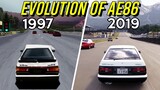 Evolution of AE86 in Gran Turismo