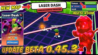 NEW UPDATE 0.45.3 BETA! MAP BARU ELIMINASI LASER DASH DAN BISA INVITE TEMAN KE ROOM - Stumble Guys