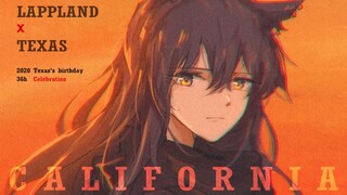 (Arknights งานวาด คู่หมาป่า) California - 6.1 สุขสันต์วันเกิดเท็กซัส